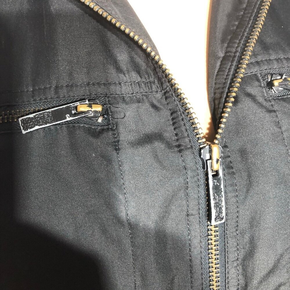 Kenneth Cole Reaction Black Moto Jacket Waterproof XL - Picture 6 of 12